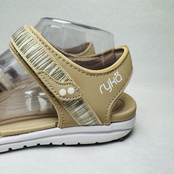 Ryka Savannah Sandals Women's Sz 9.5 M Taupe Gray Adjustable Straps Lightweight - Picture 2 of 10
